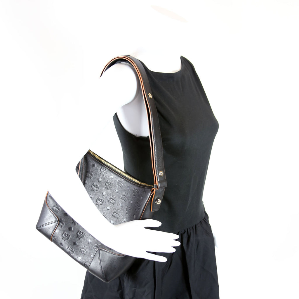 Klara Hobo Leather Medium Black