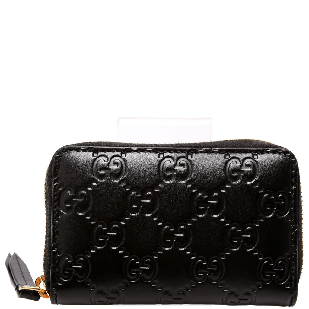 447939 Zip Around Card Case Black