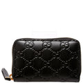 447939 Zip Around Card Case Black