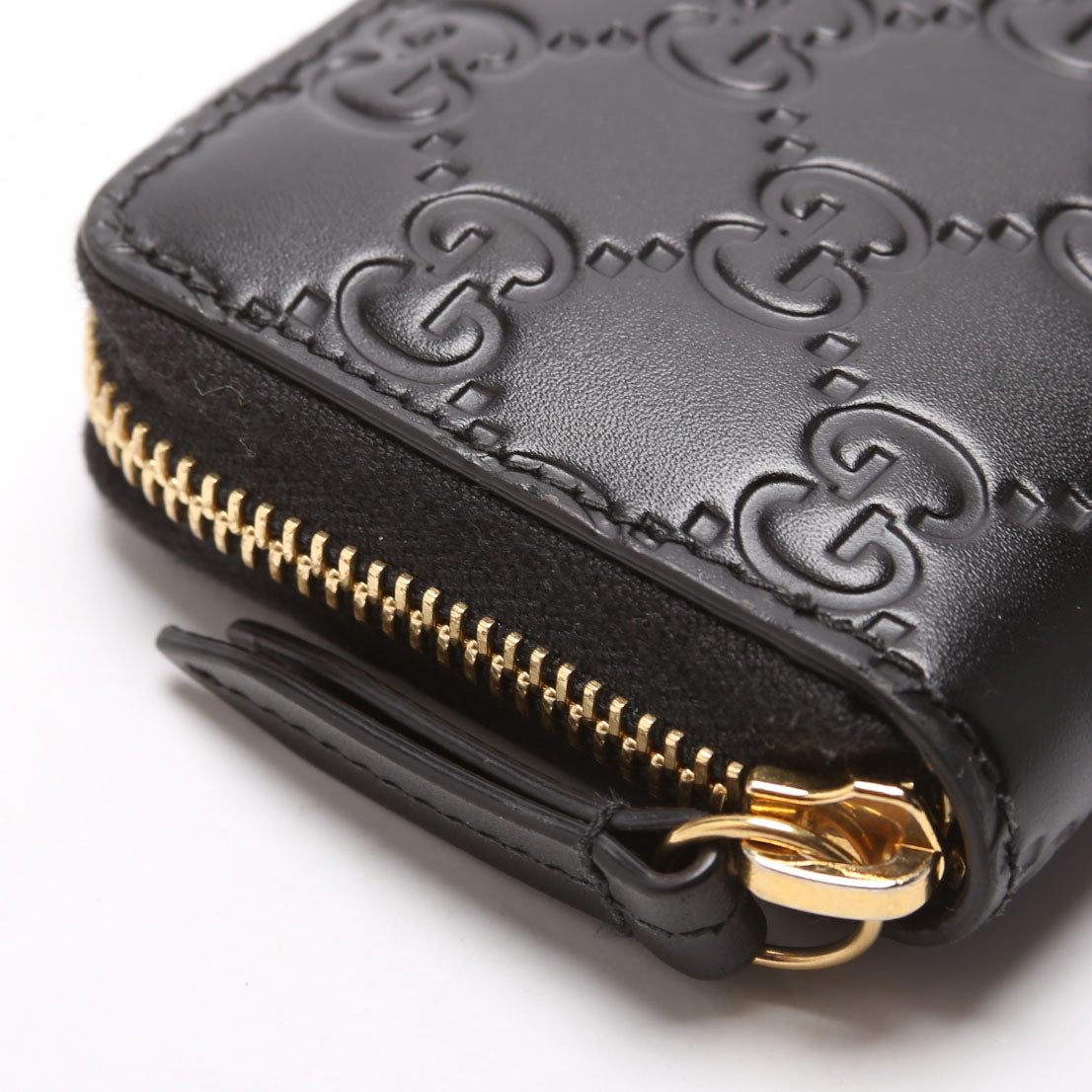 447939 Zip Around Card Case Black