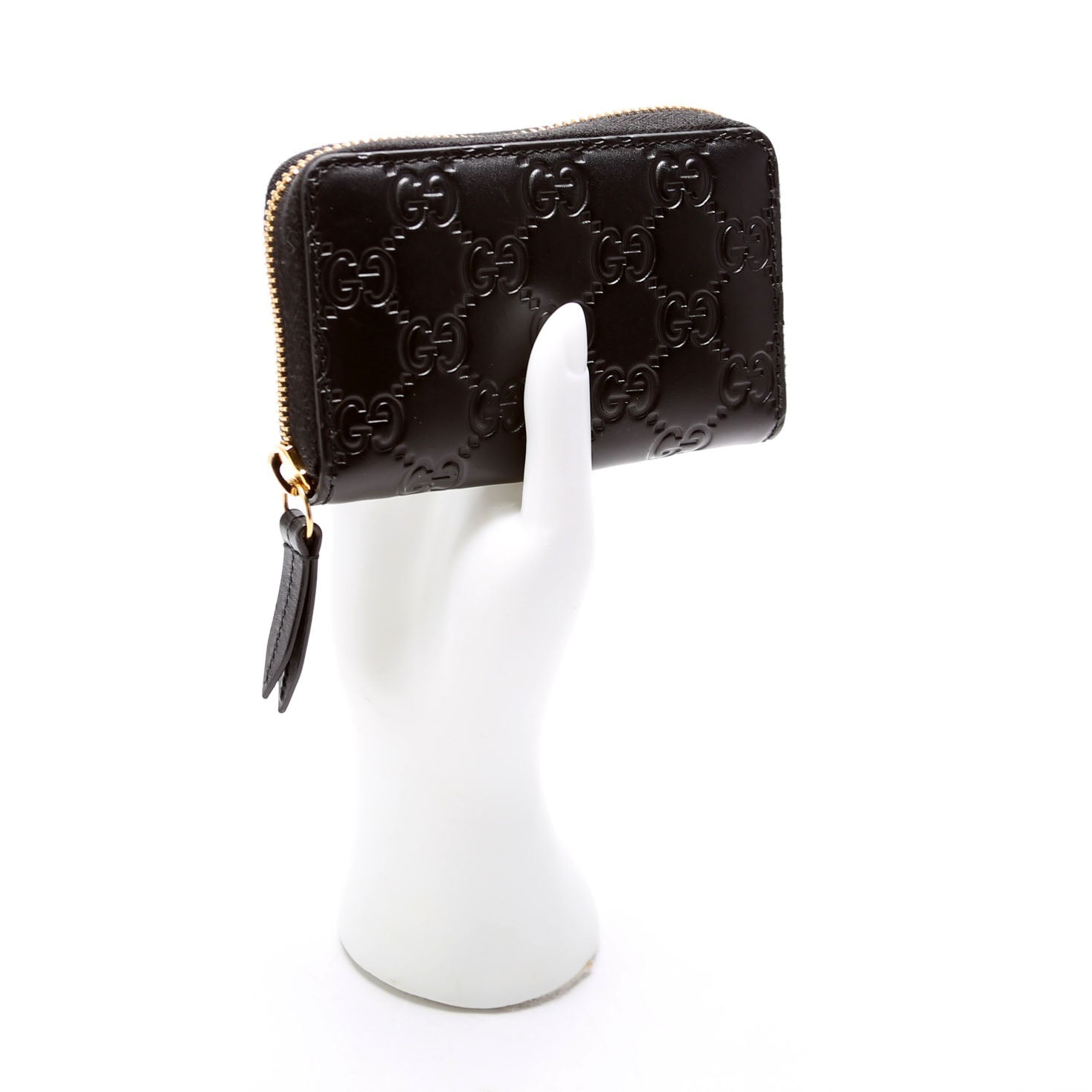 447939 Zip Around Card Case Black