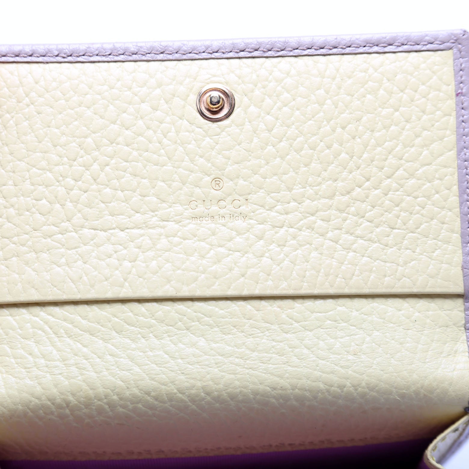 739525 GG Marmont Card Case Beige