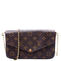 Pochette Felicie Monogram Berry