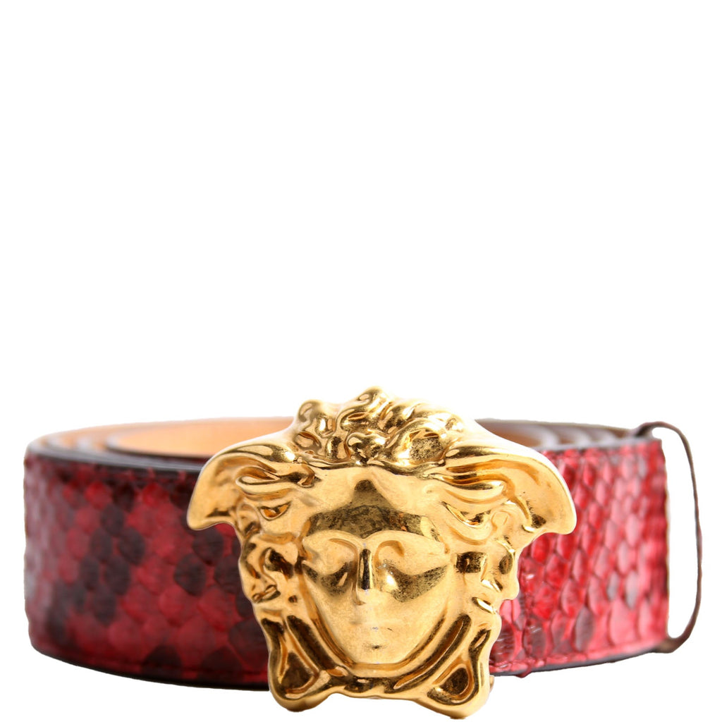 DCU4140 Medusa Head Python Belt Size 115/46 Red/Gold