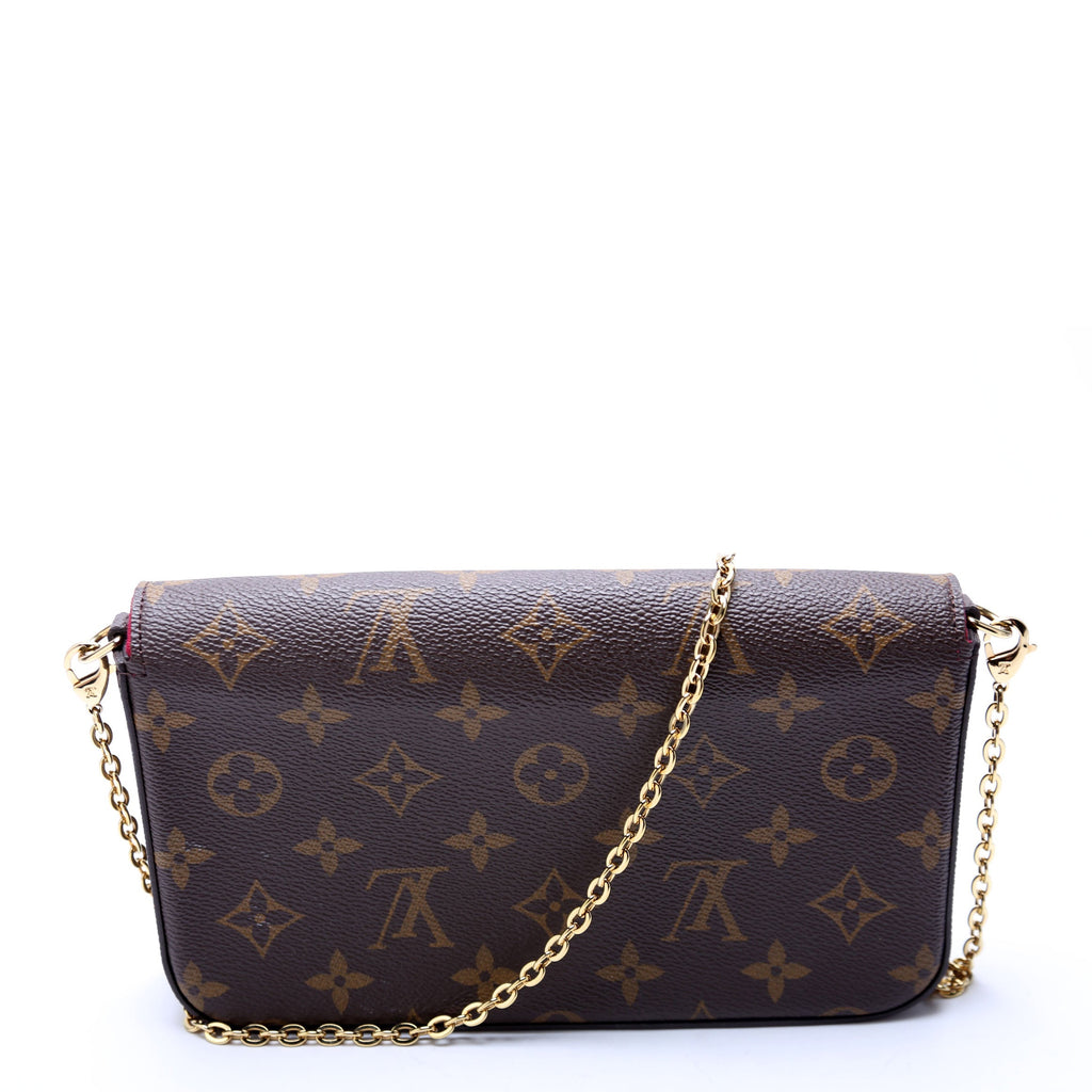 Pochette Felicie Monogram Berry