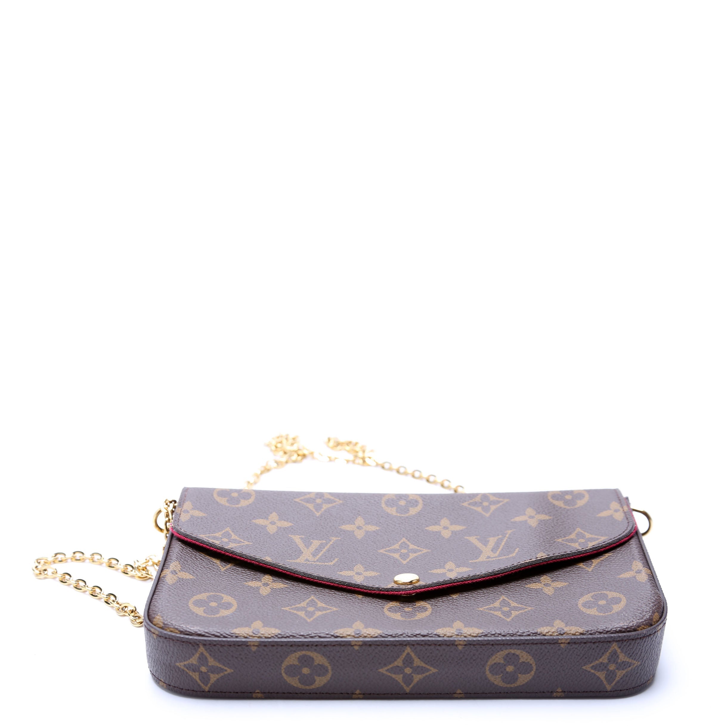 Pochette Felicie Monogram Berry