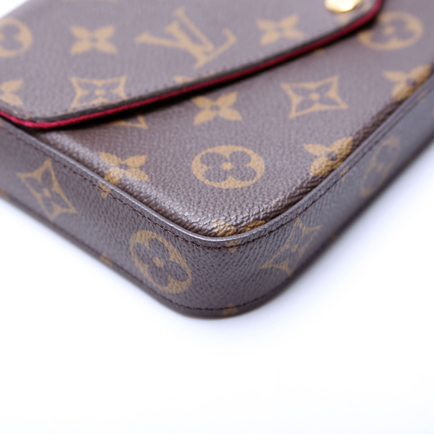 Pochette Felicie Monogram Berry