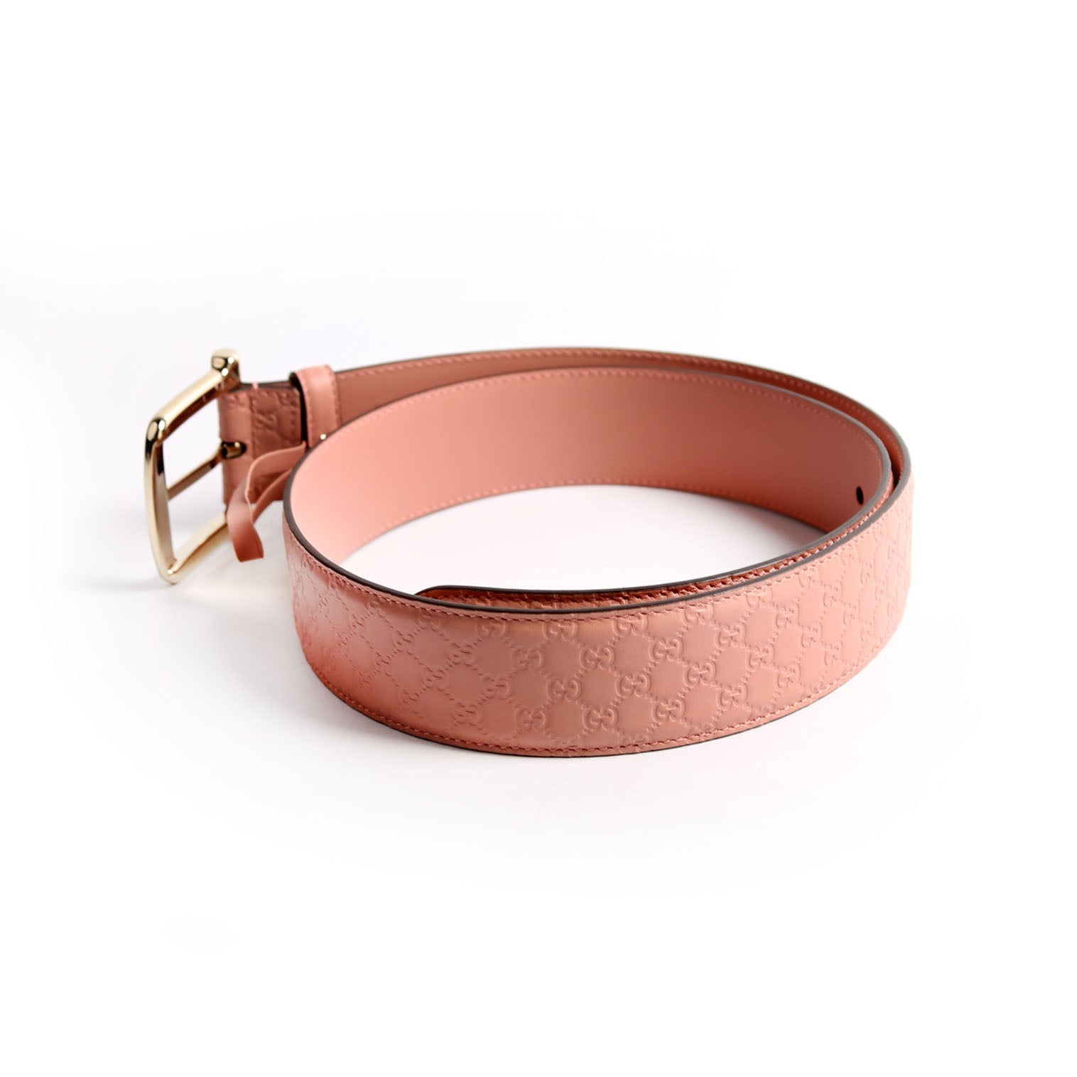 Gucci 281548 Guccissima Belt Size 85/34 Pink