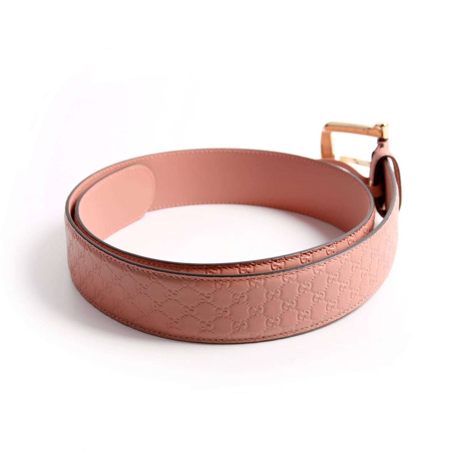 Gucci 281548 Guccissima Belt Size 85/34 Pink