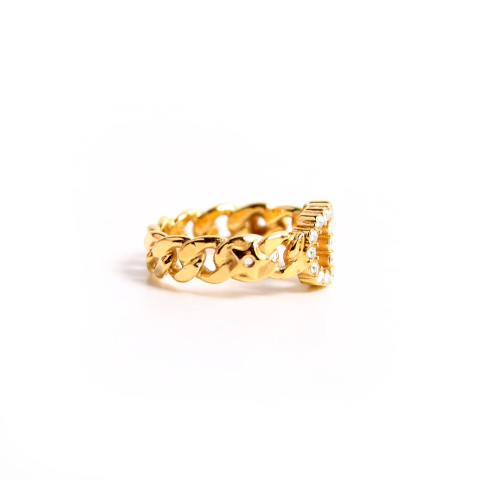 Crystal CD Band Ring Size 6.5