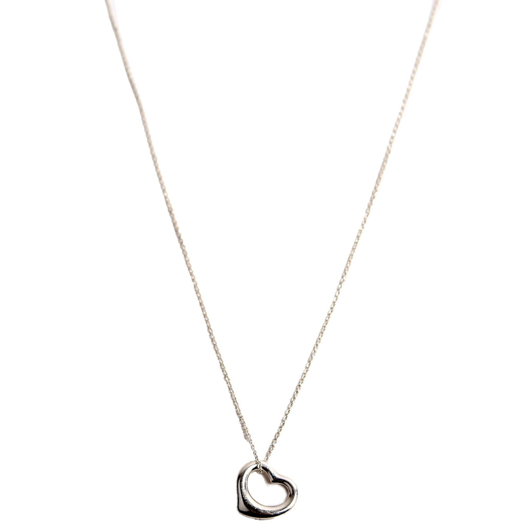 Elsa Peretti Open Heart Necklace Small 925