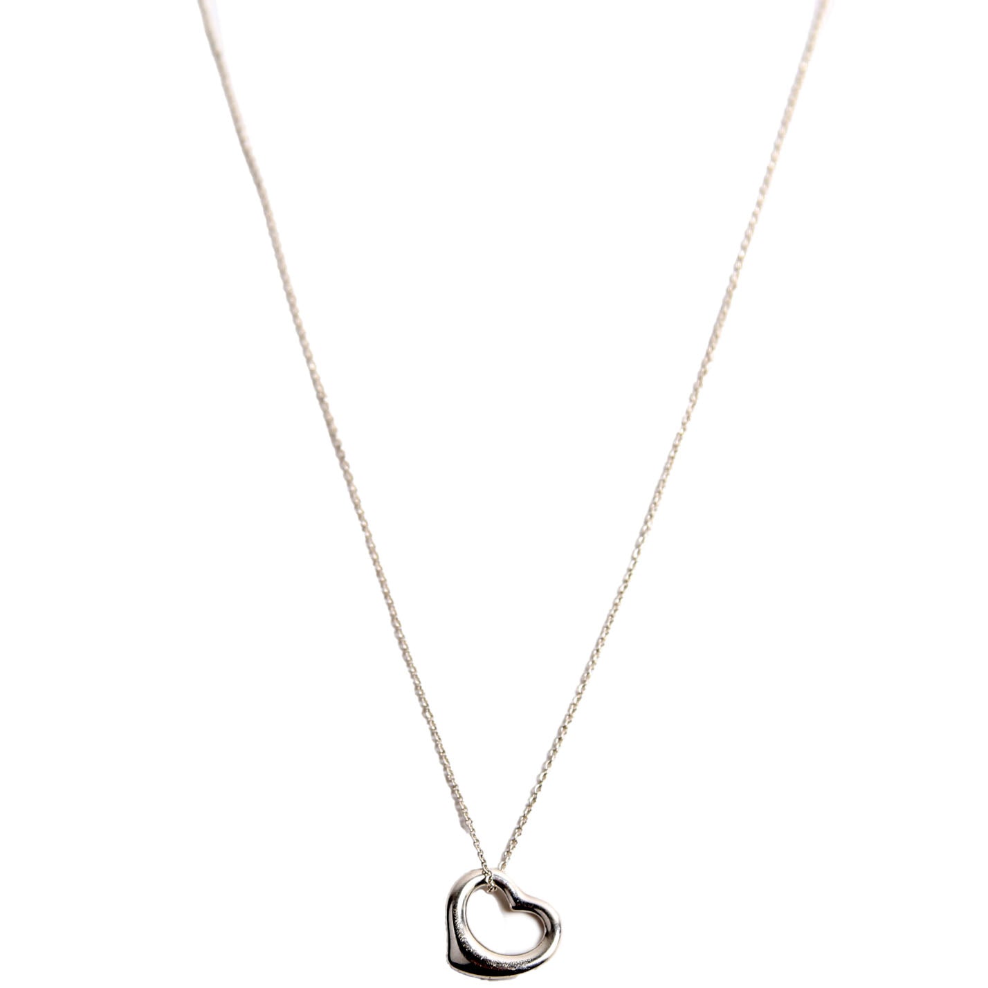 Elsa Peretti Open Heart Necklace Small 925