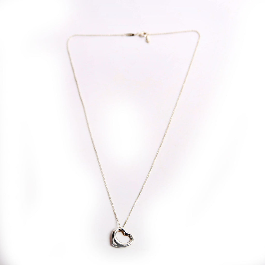 Elsa Peretti Open Heart Necklace Small 925
