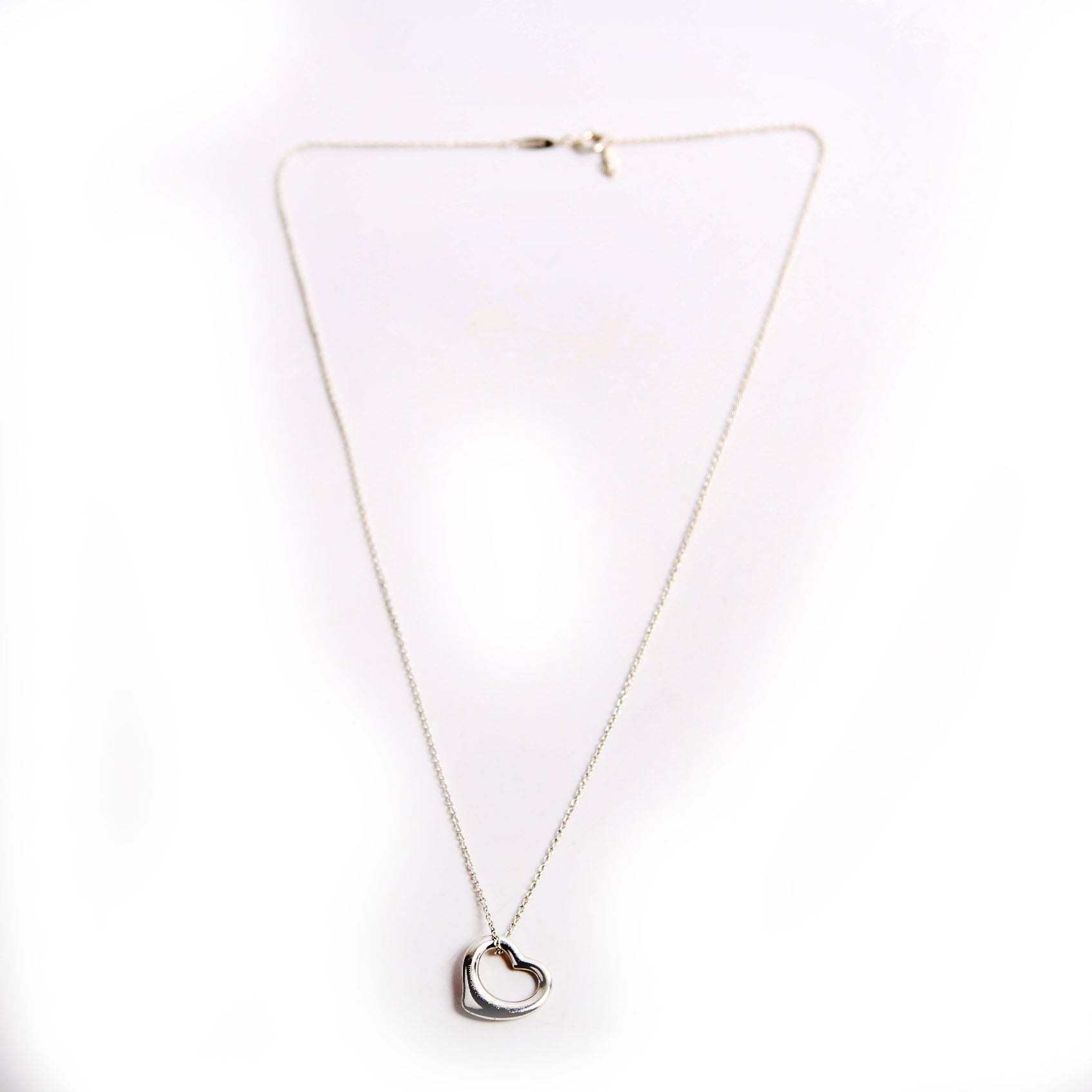 Elsa Peretti Open Heart Necklace Small 925