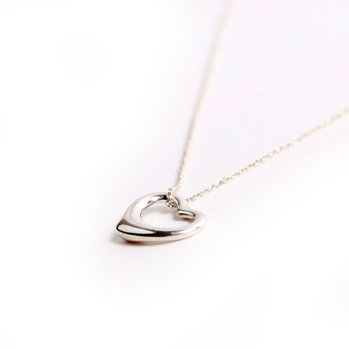 Elsa Peretti Open Heart Necklace Small 925