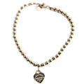 Please Return Mini Heart 4MM Bead Bracelet 925
