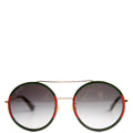 GG0061S Round Sunglasses Green/Red