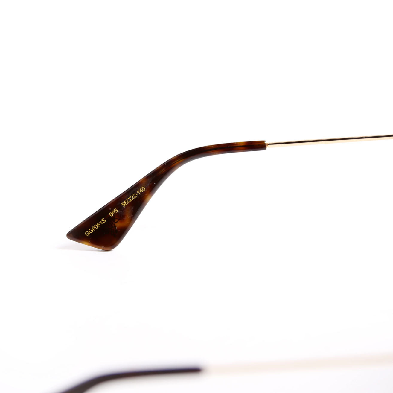 GG0061S Round Sunglasses Green/Red