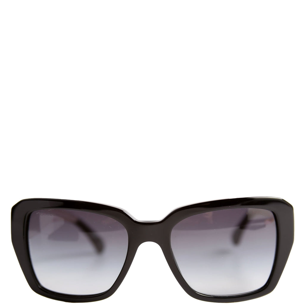 40988 CC Square Acetate Sunglasses Black