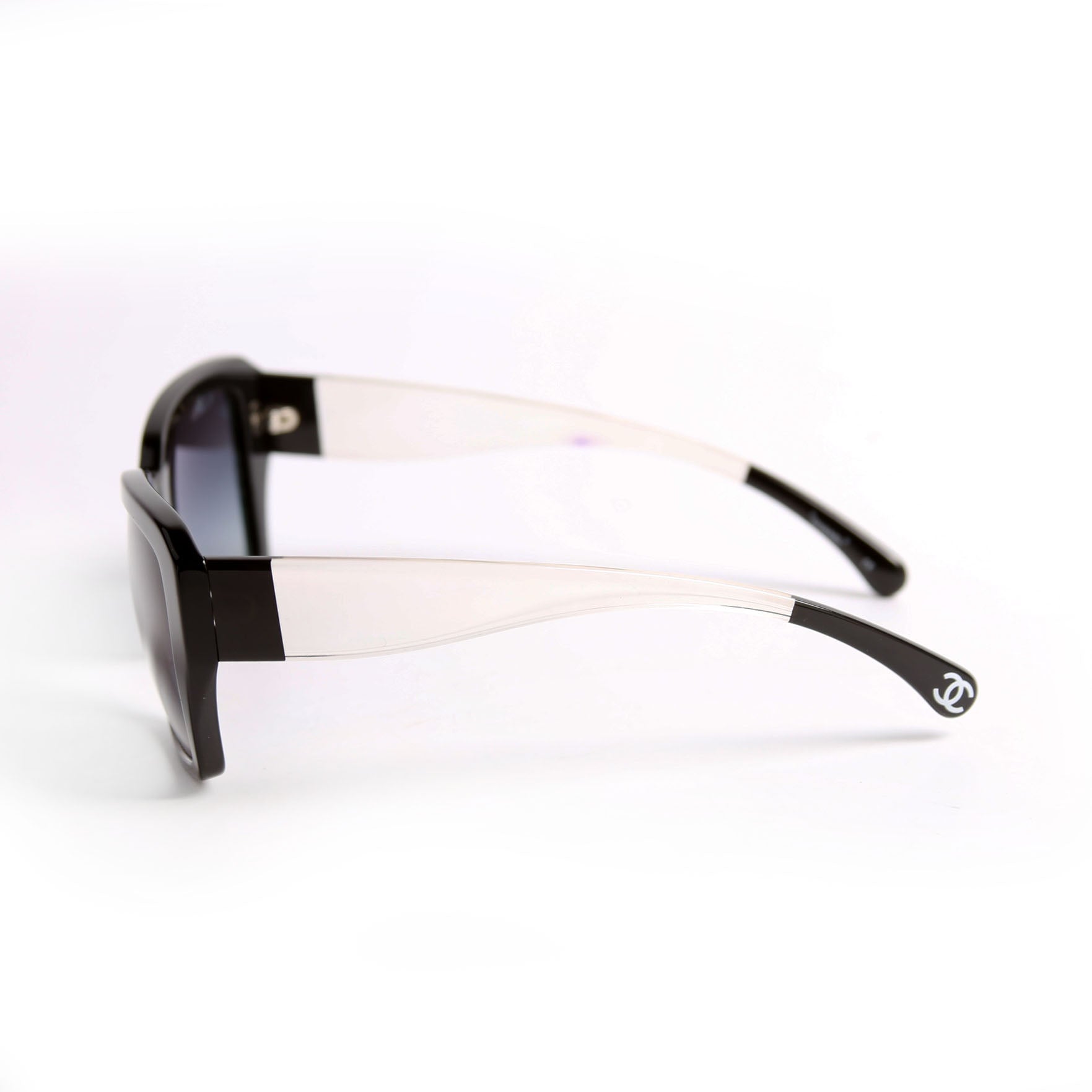 40988 CC Square Acetate Sunglasses Black