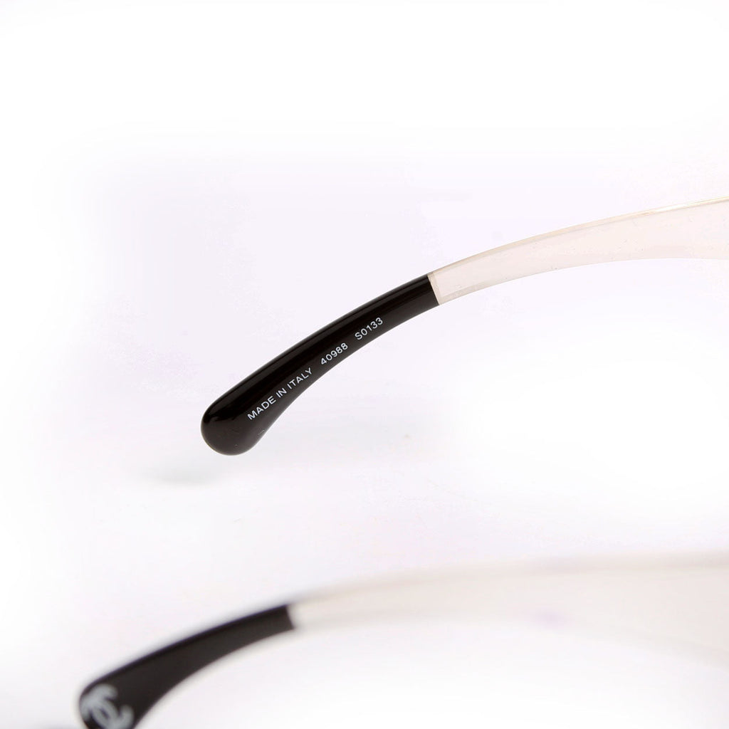 40988 CC Square Acetate Sunglasses Black