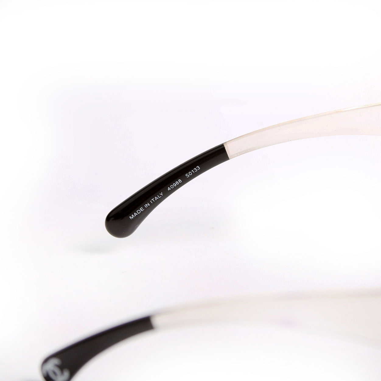 40988 CC Square Acetate Sunglasses Black