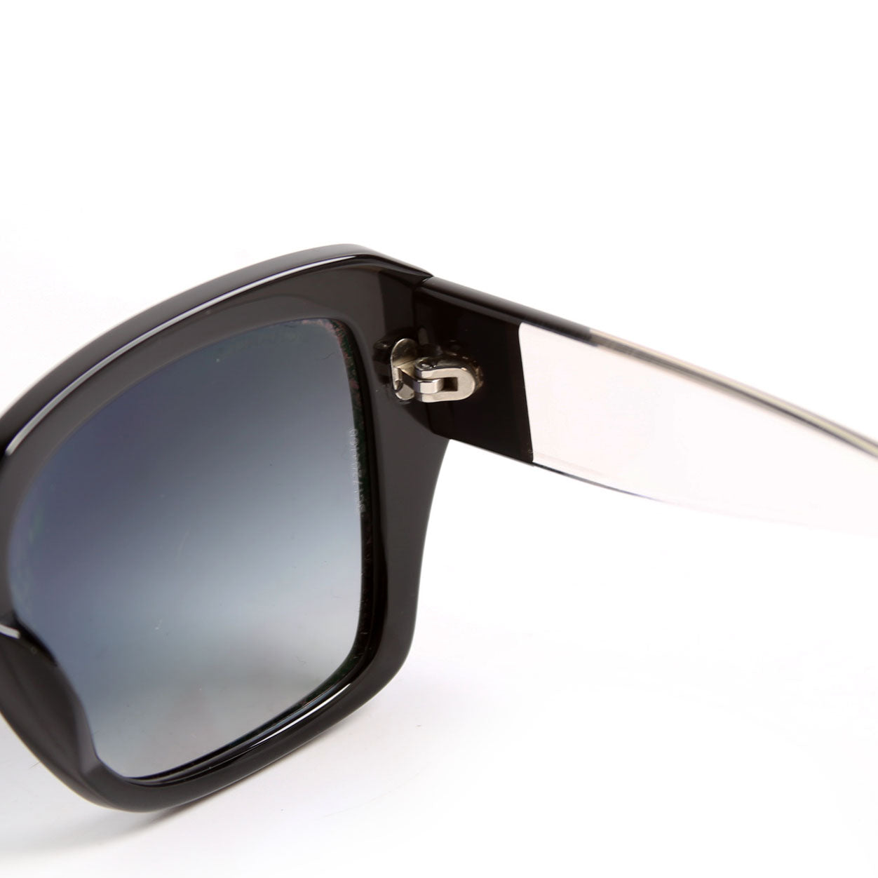 40988 CC Square Acetate Sunglasses Black