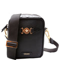 Medusa Biggie Small Crossbody Leather Black