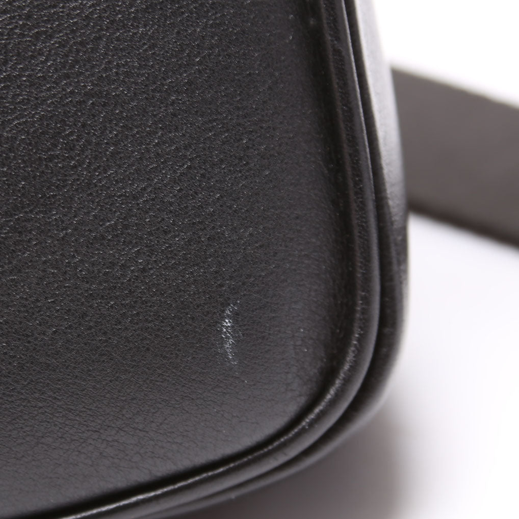 Medusa Biggie Small Crossbody Leather Black