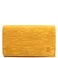Porte Monnaie Billets Tresor Wallet Epi Yellow