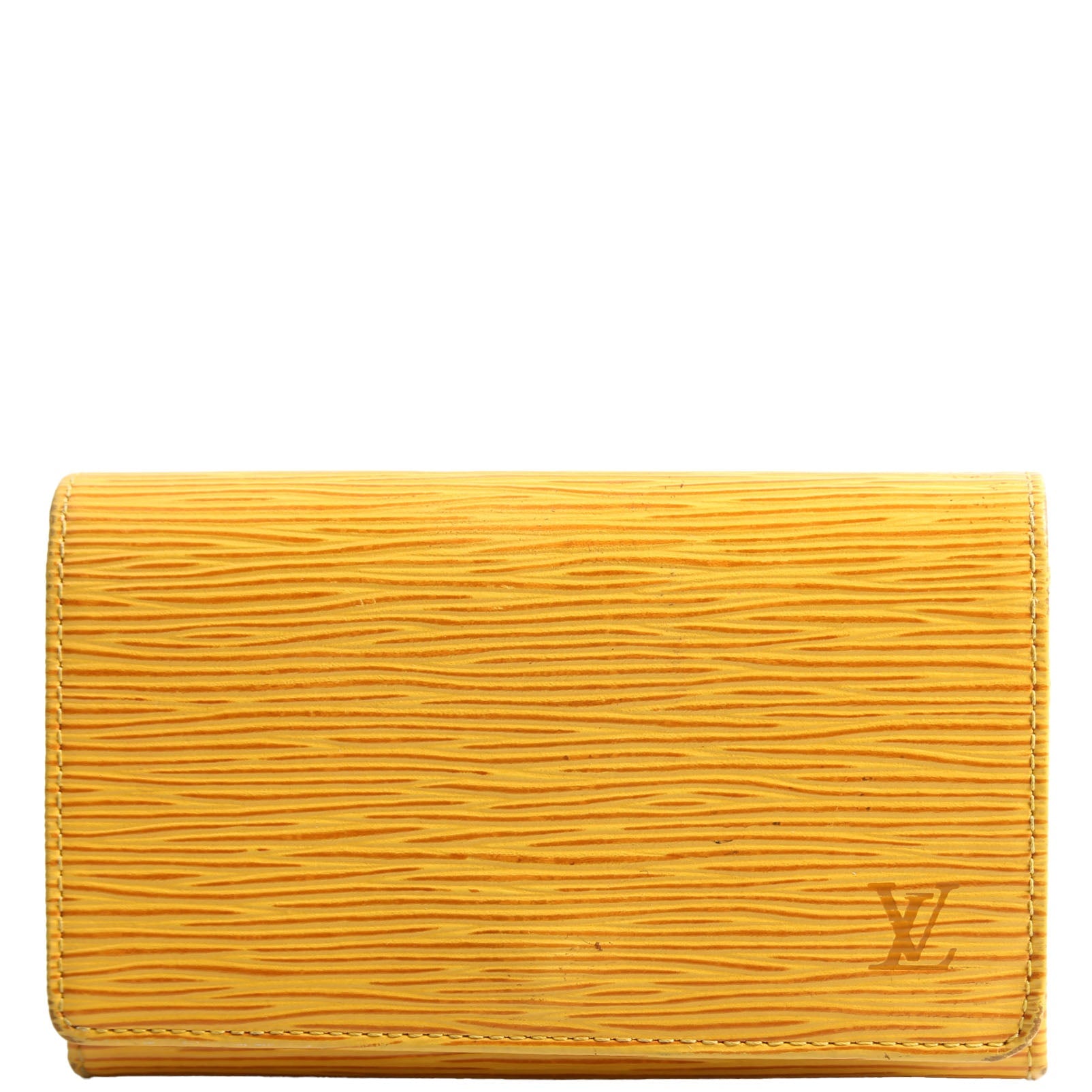 Porte Monnaie Billets Tresor Wallet Epi Yellow