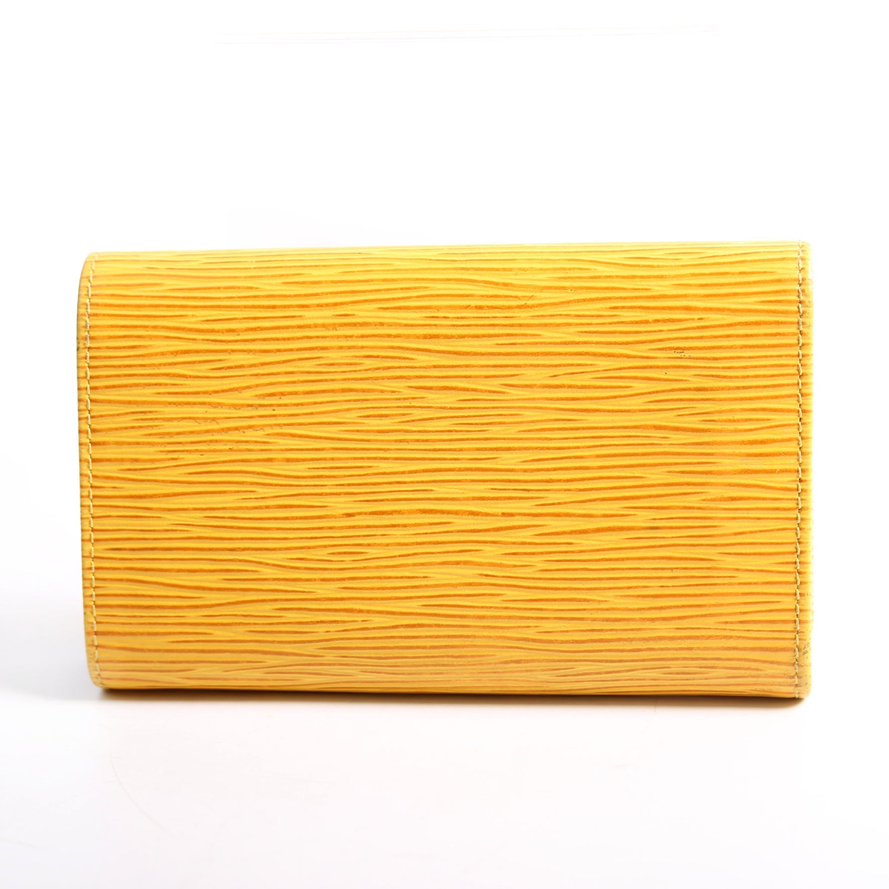 Porte Monnaie Billets Tresor Wallet Epi Yellow