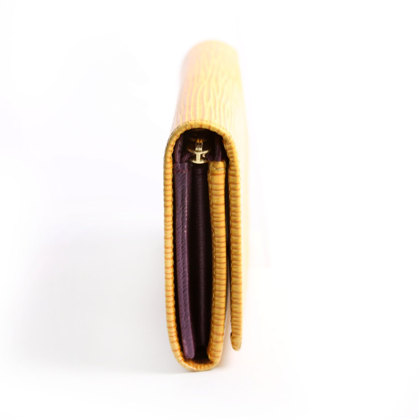 Porte Monnaie Billets Tresor Wallet Epi Yellow