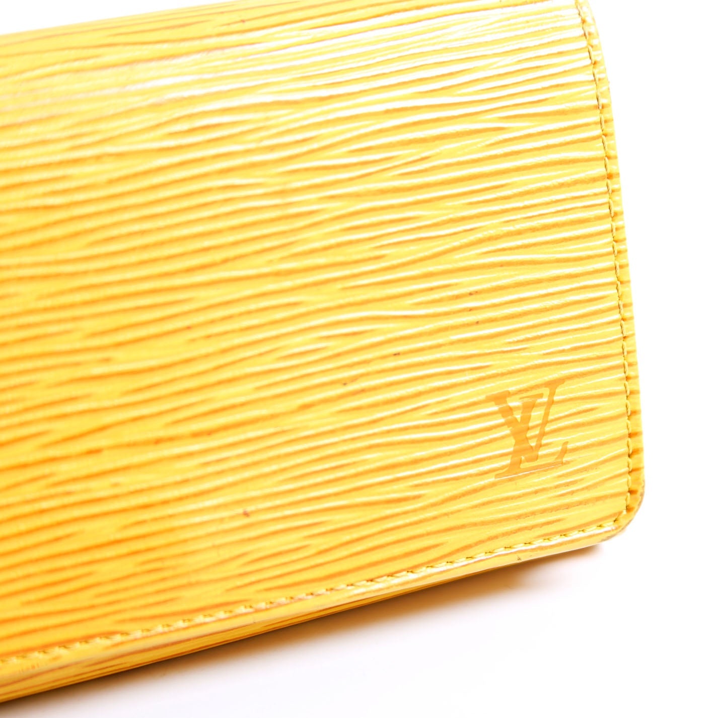 Porte Monnaie Billets Tresor Wallet Epi Yellow