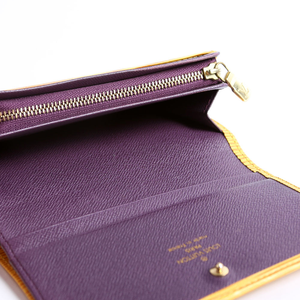 Porte Monnaie Billets Tresor Wallet Epi Yellow
