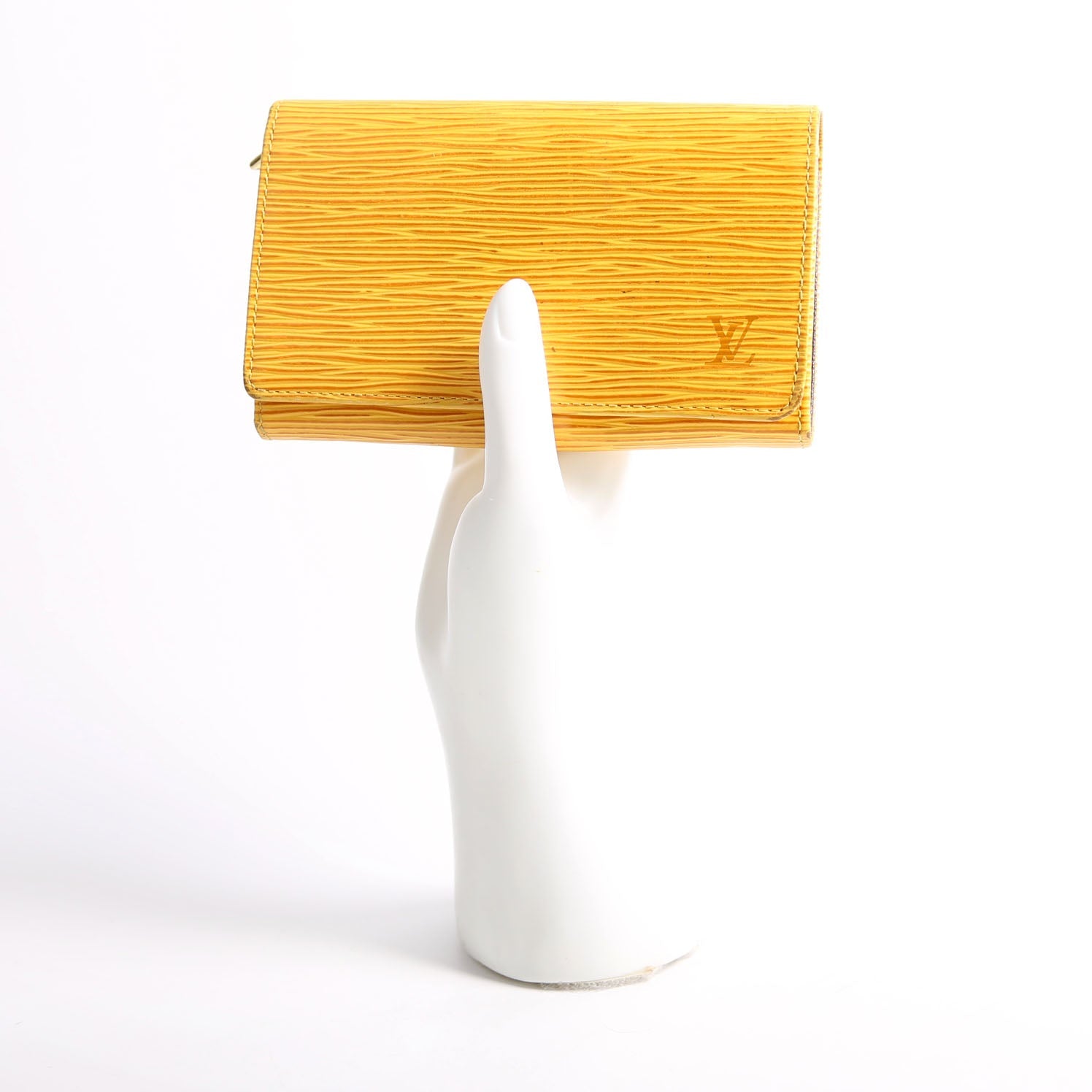 Porte Monnaie Billets Tresor Wallet Epi Yellow