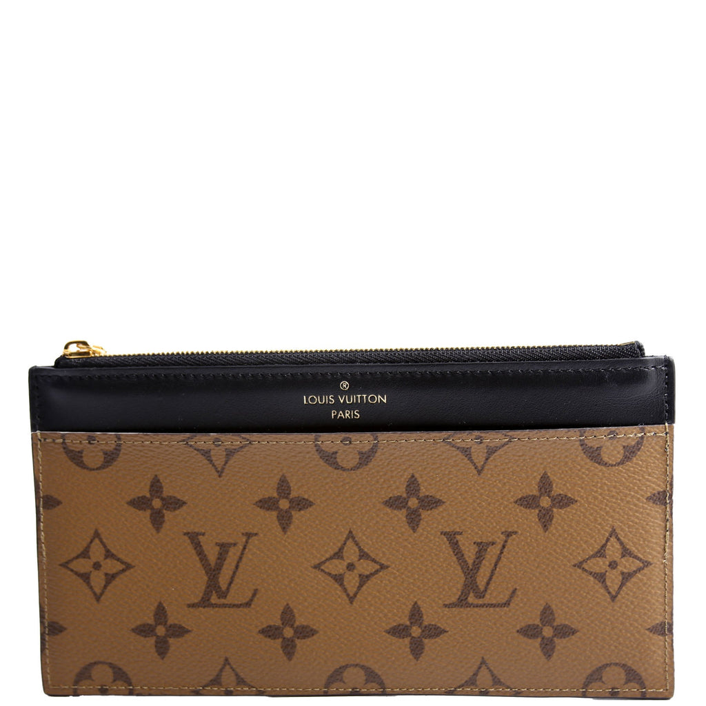 Slim Purse Reversed Monogram Black