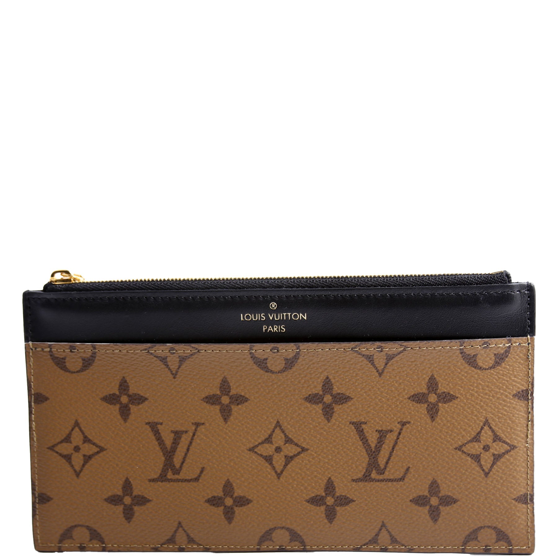Slim Purse Reversed Monogram Black