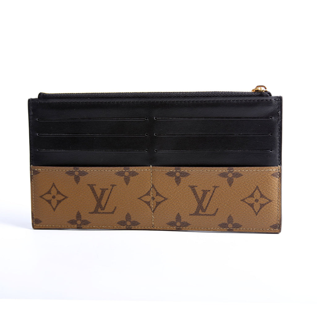 Slim Purse Reversed Monogram Black