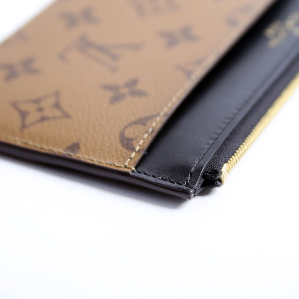 Slim Purse Reversed Monogram Black