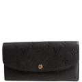 Emilie Wallet Empreinte Black
