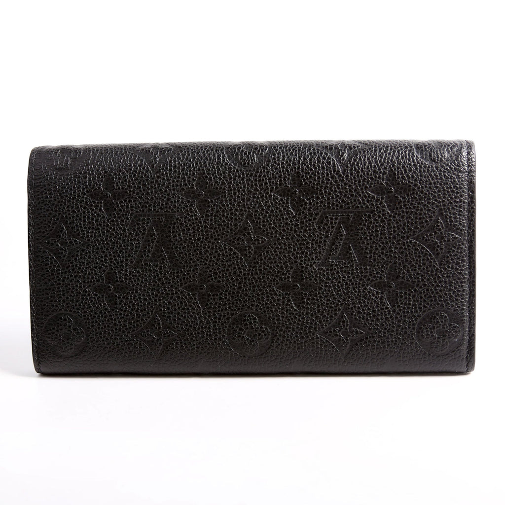 Emilie Wallet Empreinte Black
