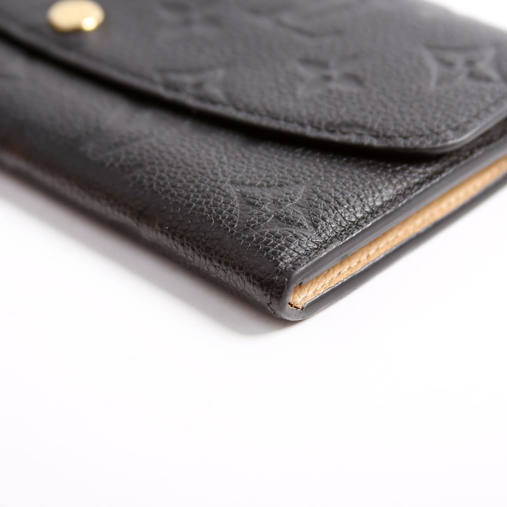 Emilie Wallet Empreinte Black