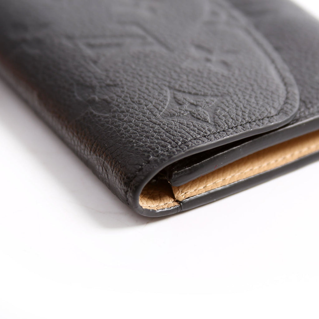 Emilie Wallet Empreinte Black