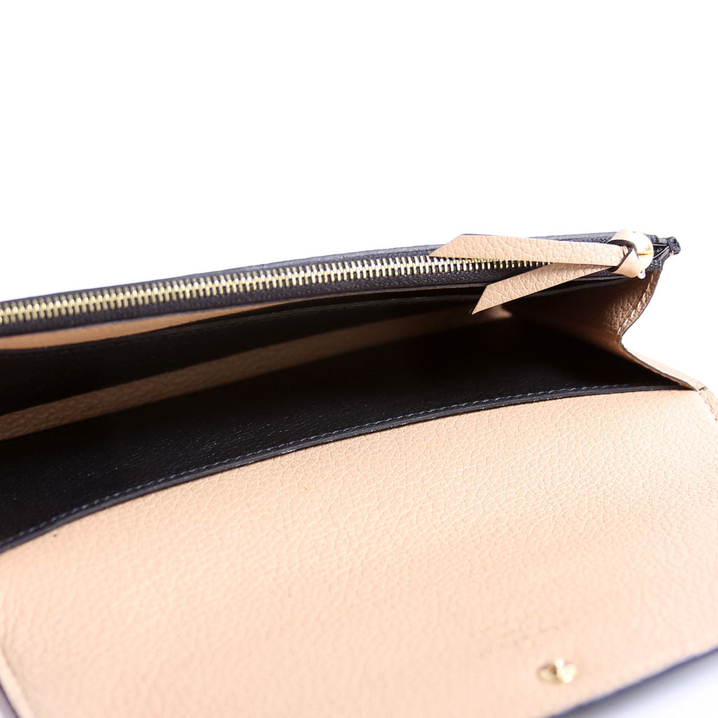 Emilie Wallet Empreinte Black