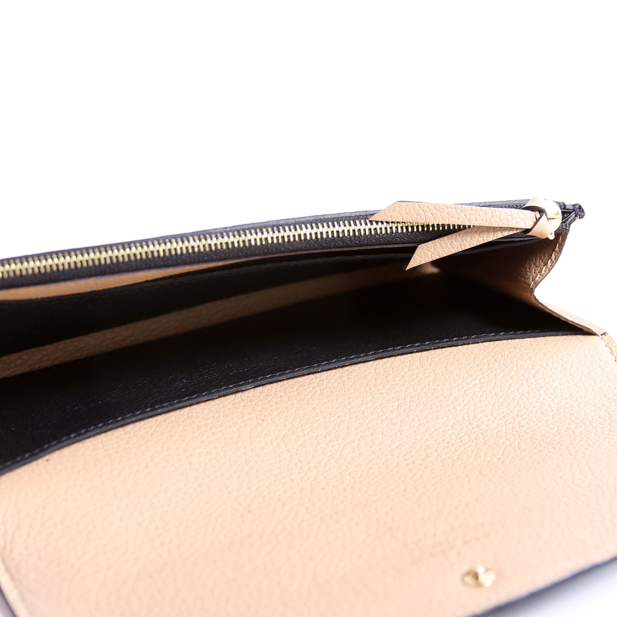 Emilie Wallet Empreinte Black