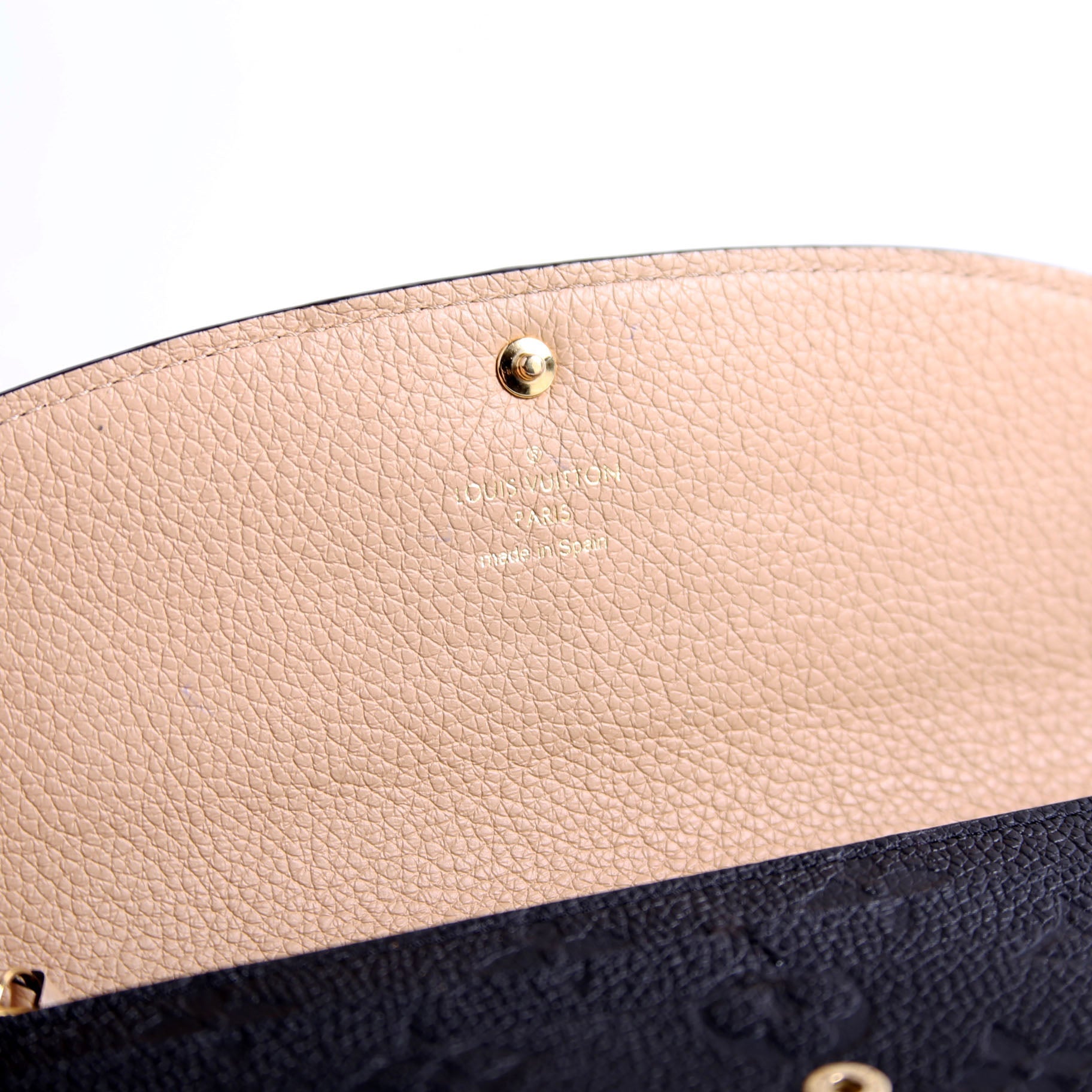 Emilie Wallet Empreinte Black