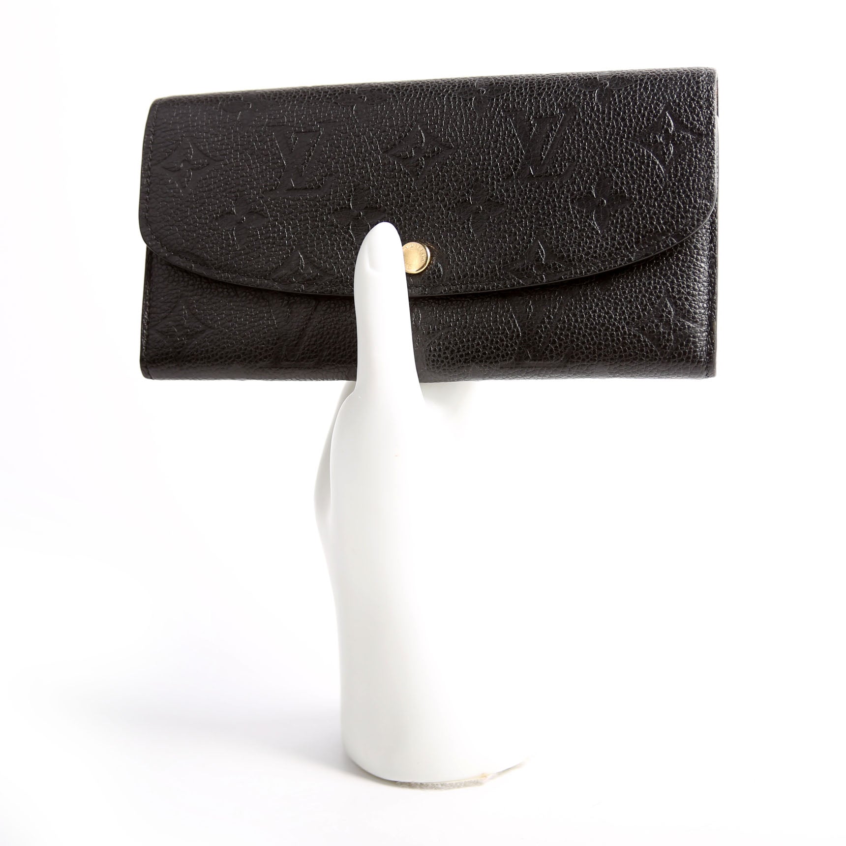Emilie Wallet Empreinte Black