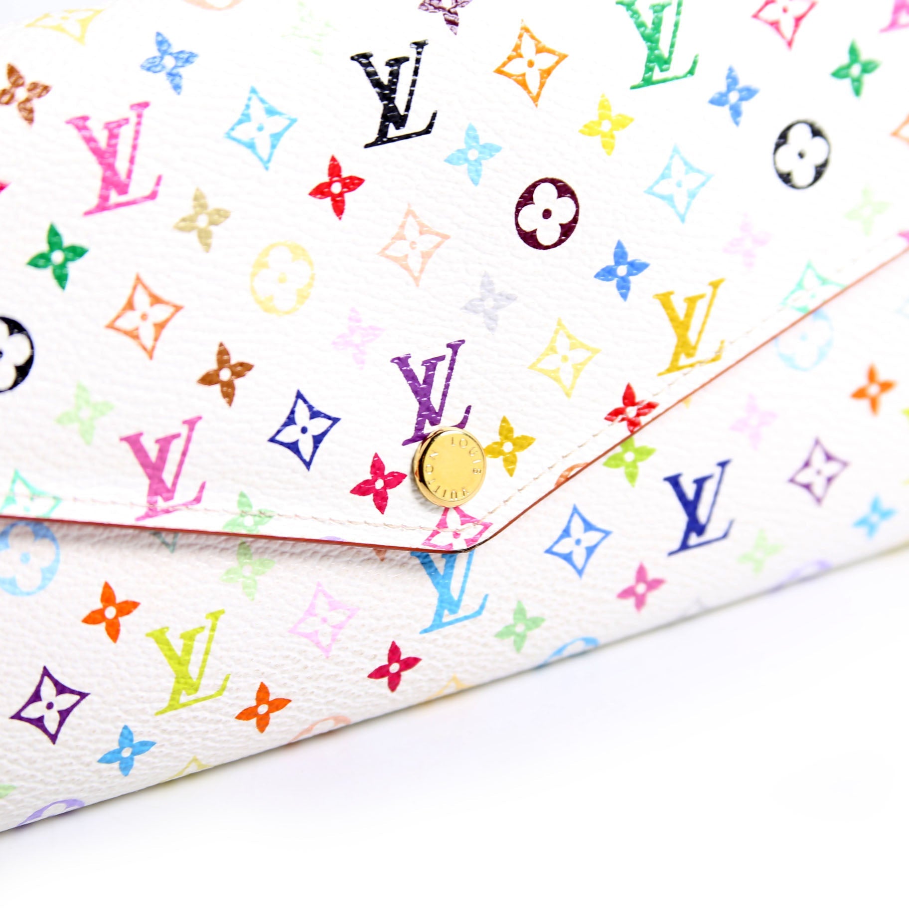 Sarah Wallet NM Multicolor White