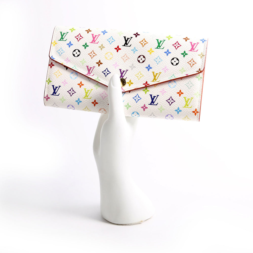 Sarah Wallet NM Multicolor White